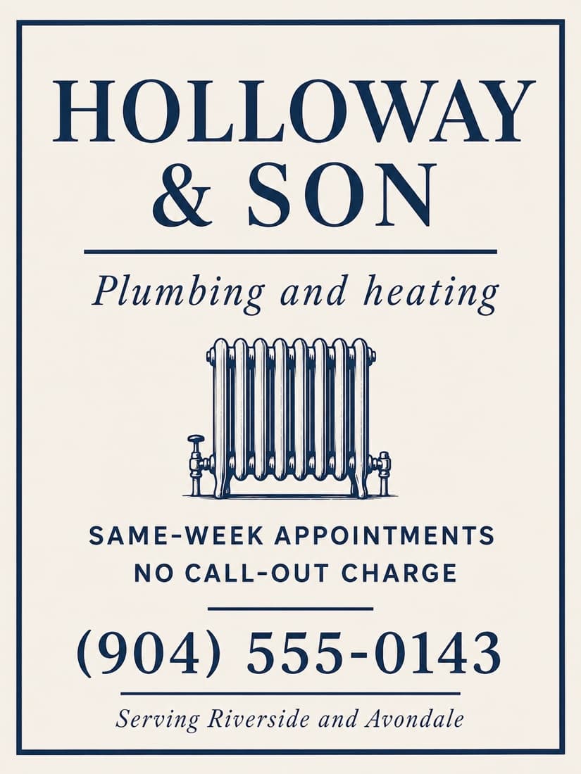 A clean business promo flyer with no AI-generated look